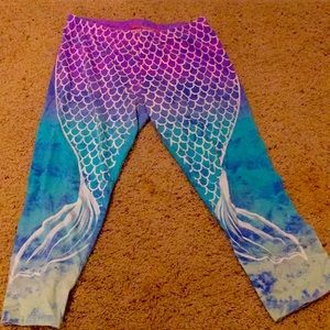 So ombré mermaid leggings